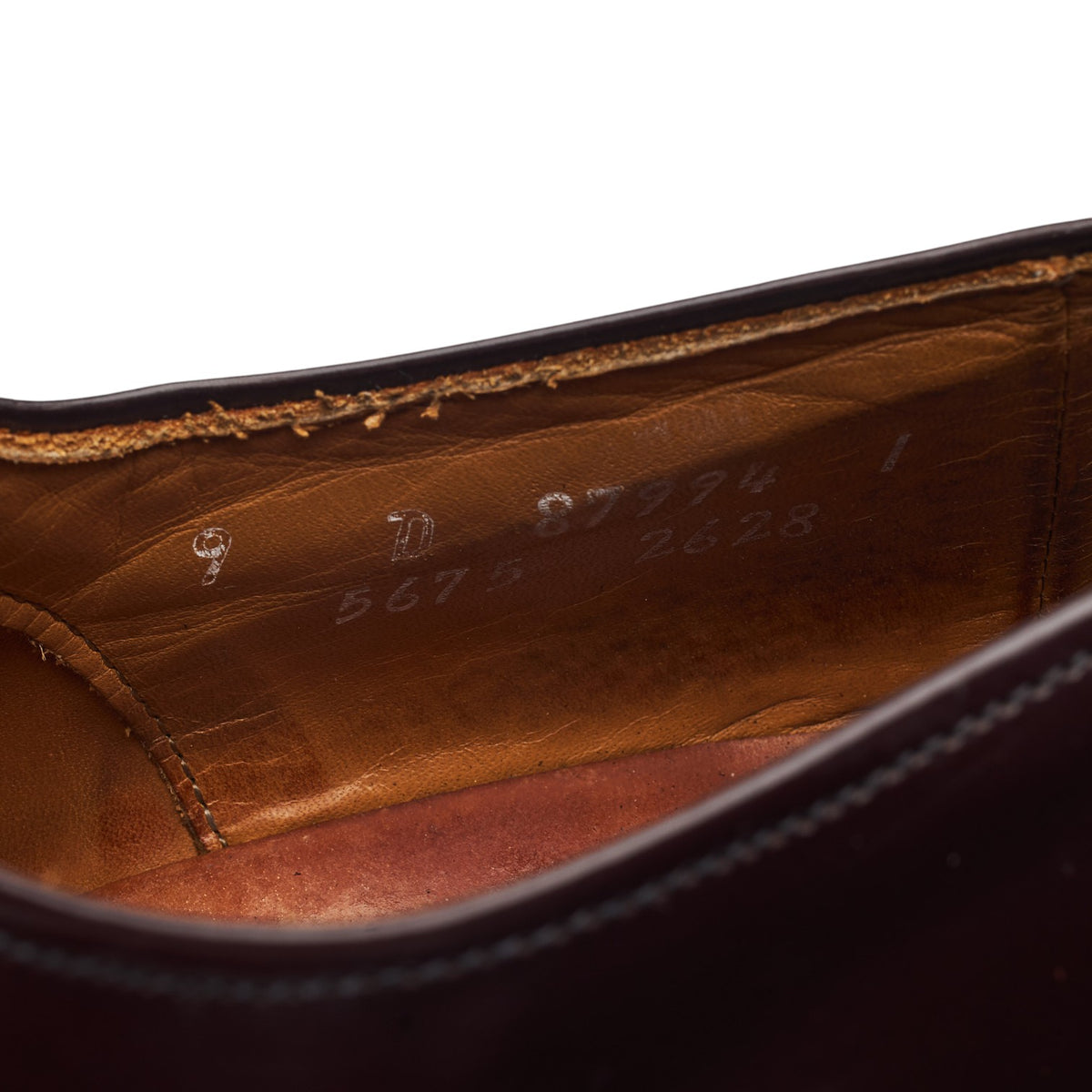 'Park Avenue' Burgundy Leather Oxford UK 8 US 9 D