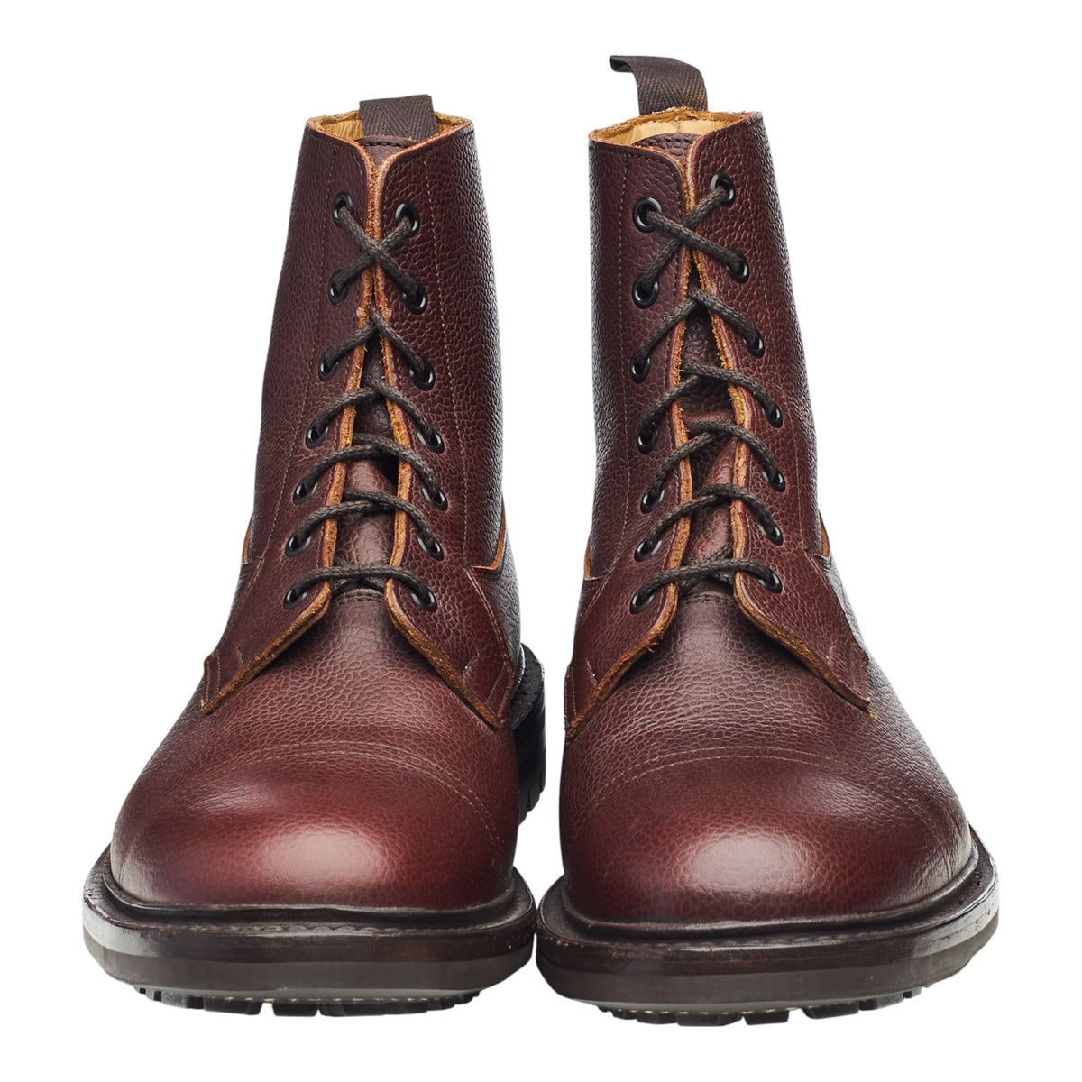 'Grassmere' Brown Grain Leather Boots UK 11