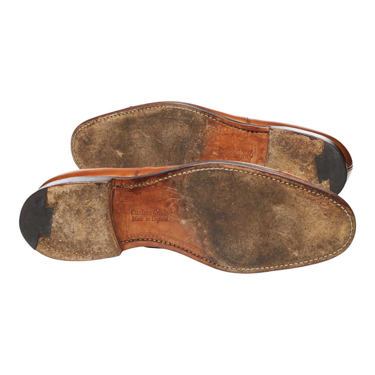 'Consul' Tan Brown Leather Oxford UK 9.5 G