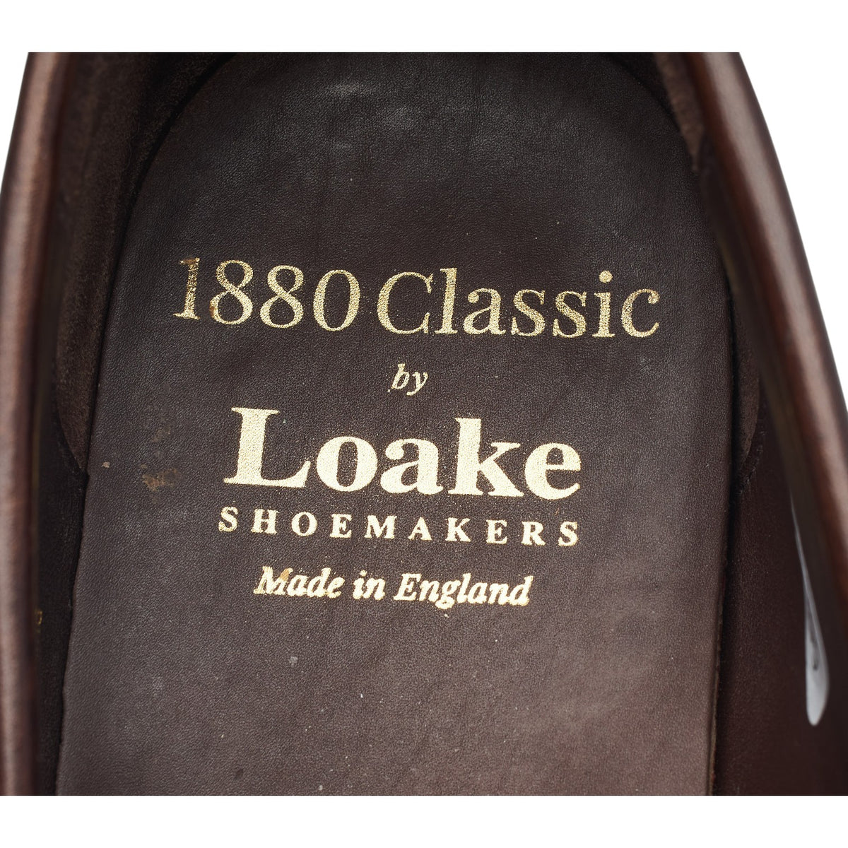 1880 'Hornbeam' Dark Brown Leather Loafers UK 8.5 F