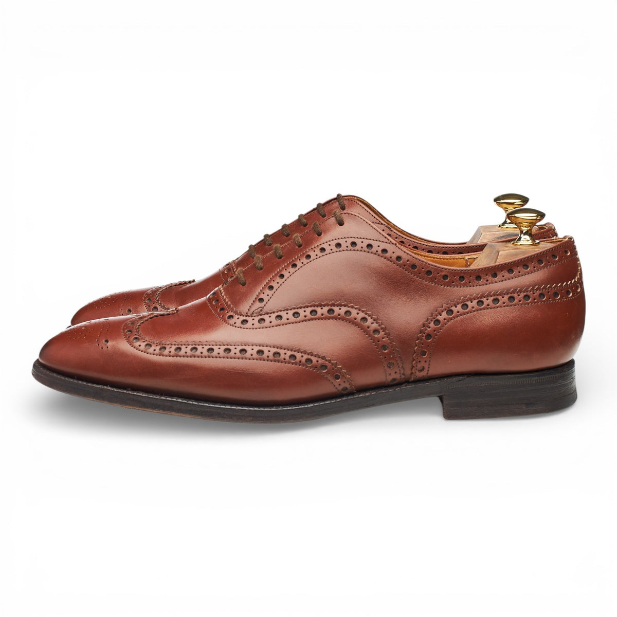 'Chetwynd' Tan Brown Leather Oxford Brogues UK 11.5 E