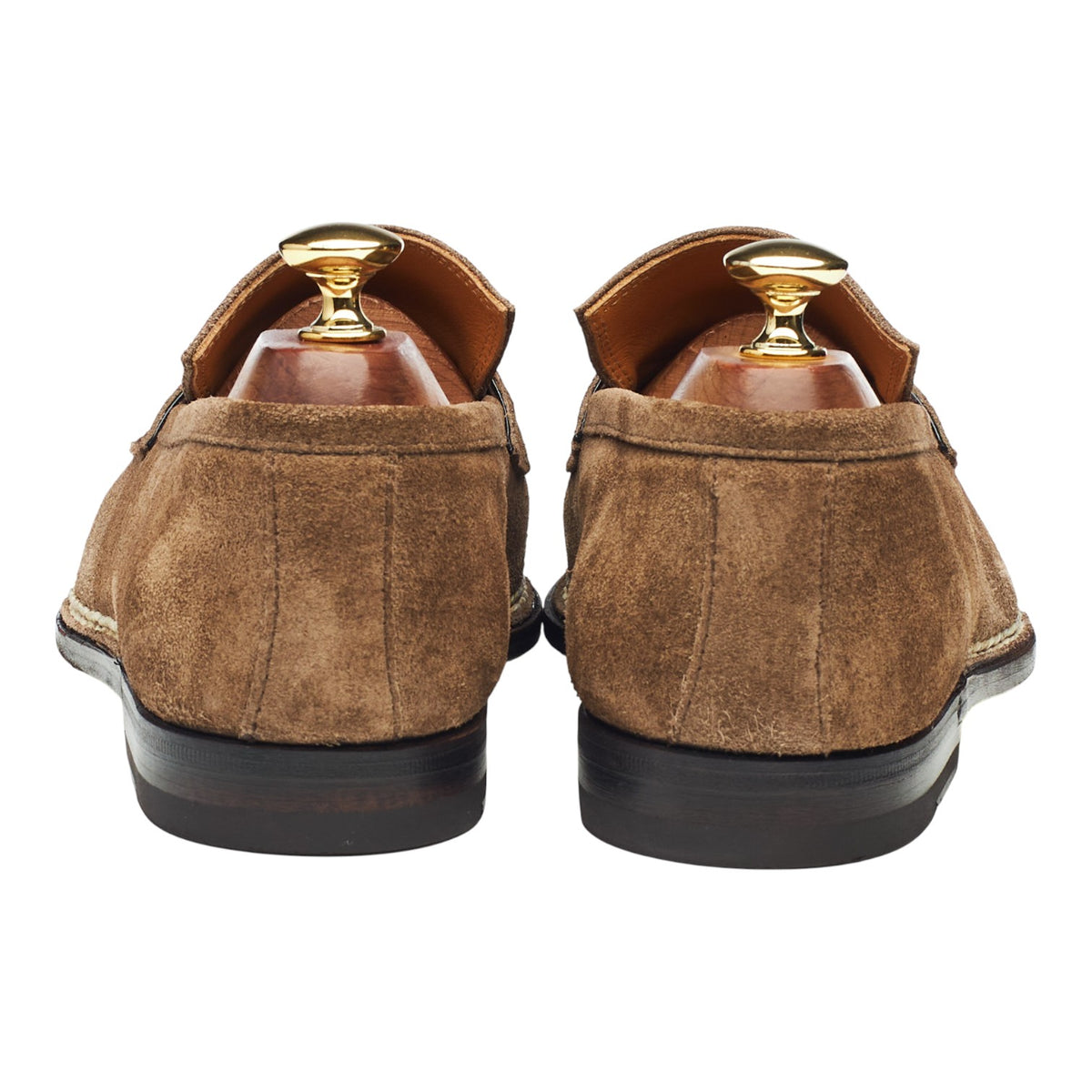 'Principe Norvegese' Light Brown Suede Loafers UK 8.5 EU 42.5