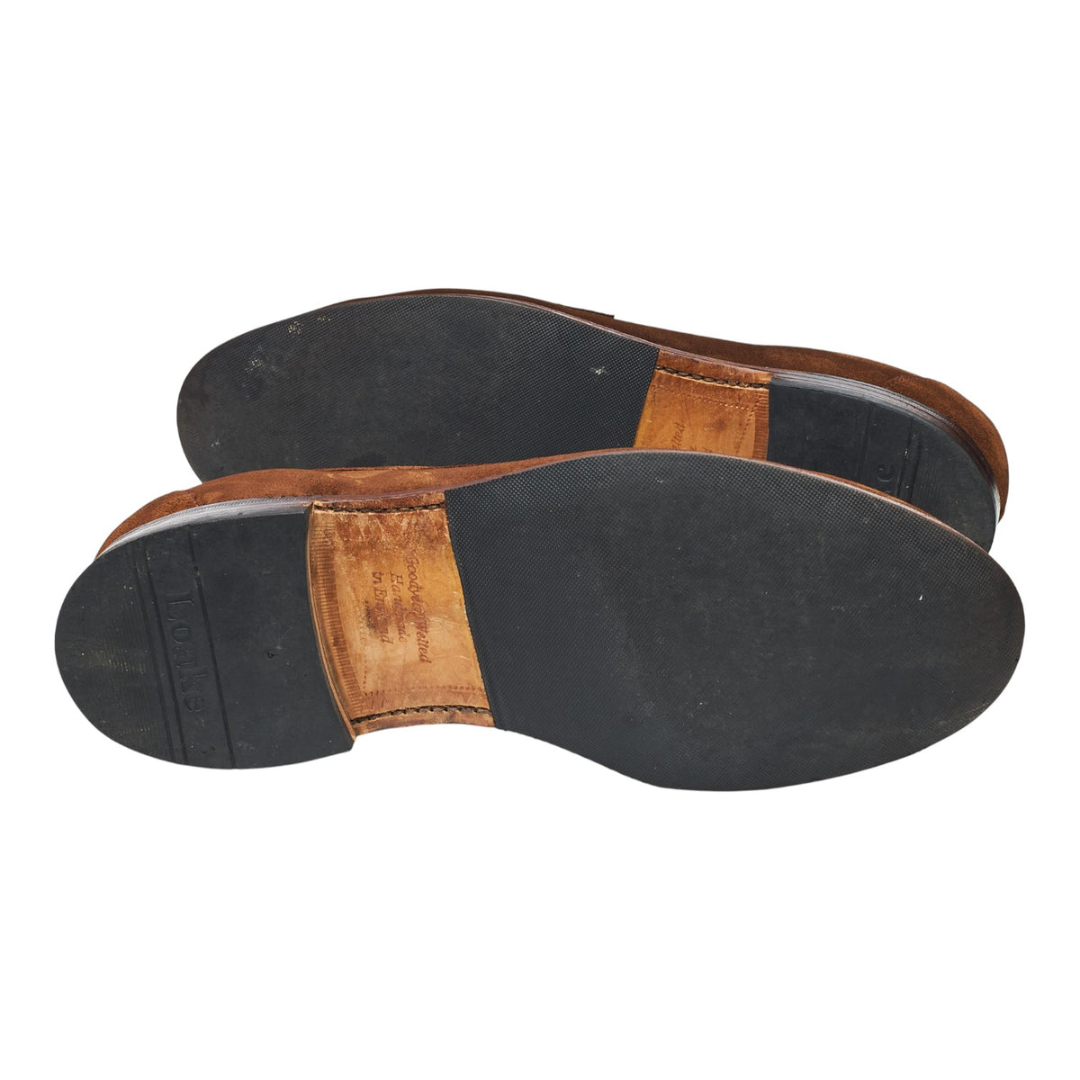 'Eton' Snuff Brown Suede Loafers UK 9.5 F