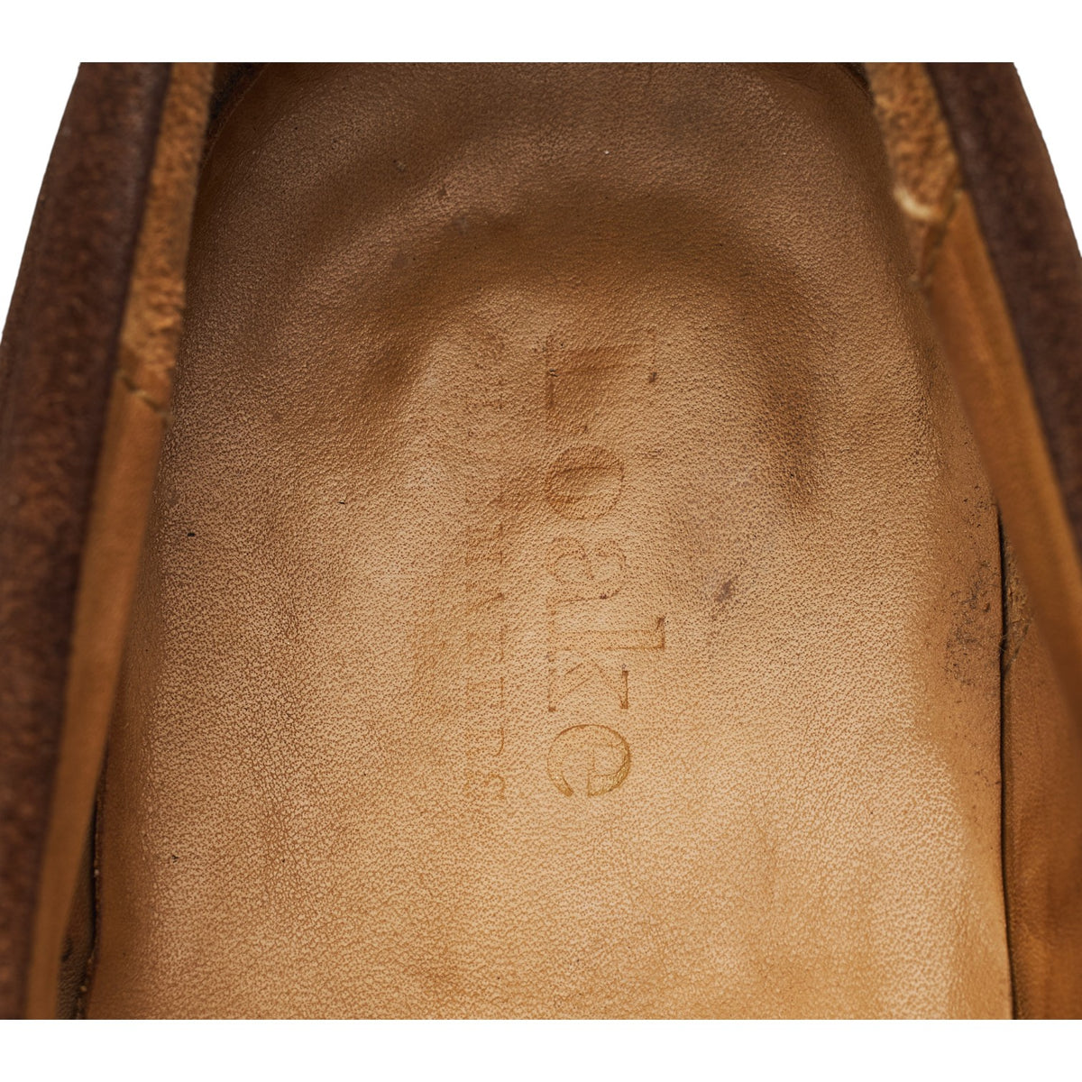 'Eton' Snuff Brown Suede Loafers UK 9.5 F