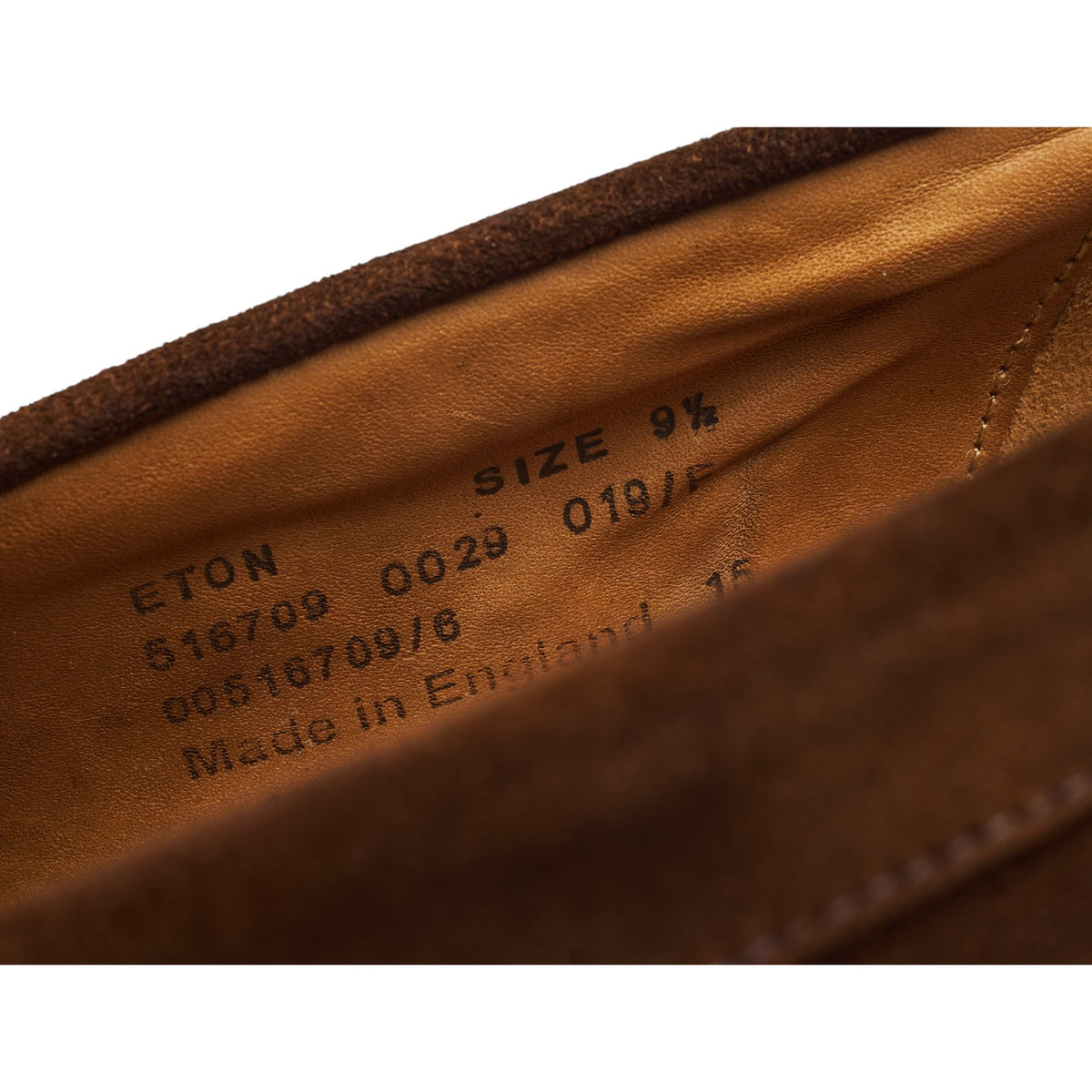 'Eton' Snuff Brown Suede Loafers UK 9.5 F
