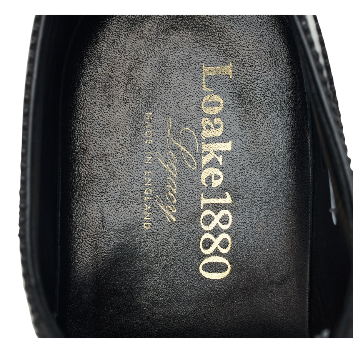 1880 Legacy 'Evans' Black Leather Oxford UK 10.5 F