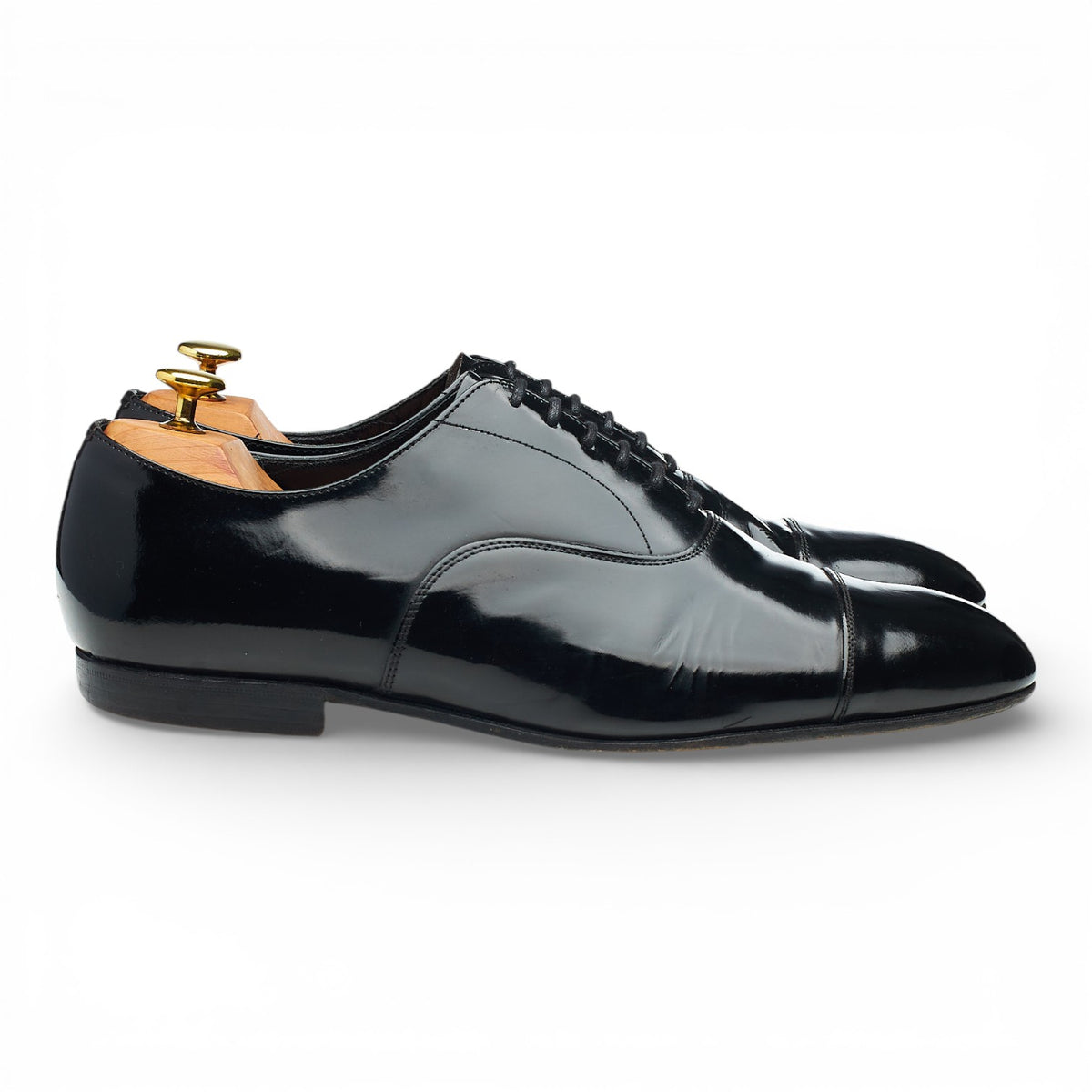 Black Patent Leather Oxford UK 11 F