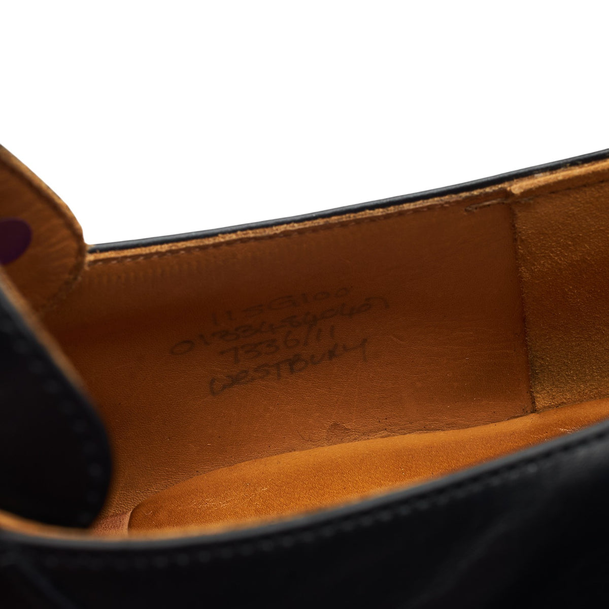 'Westbury' Black Leather Monk Strap UK 11.5 G