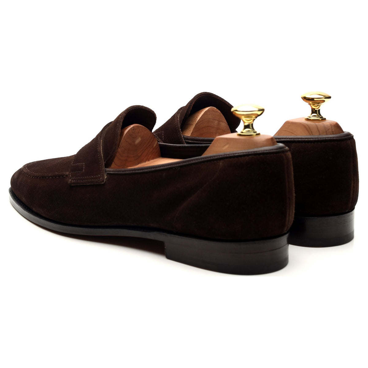 Teign' Dark Suede Loafers UK 8 E - Abbot's Shoes