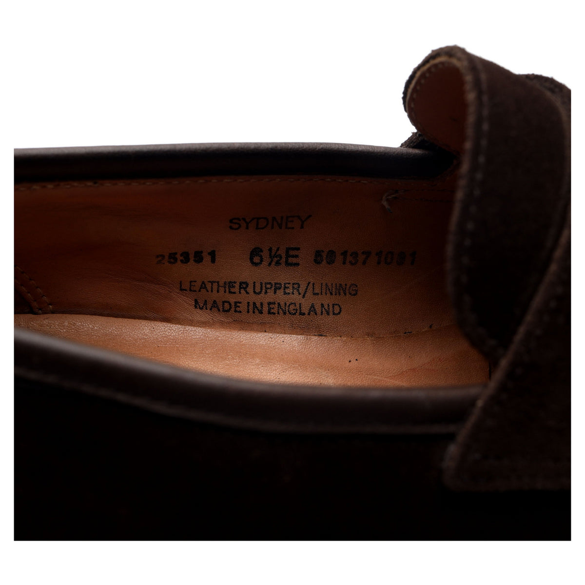 &#39;Sydney&#39; Dark Brown Suede Loafers UK 6.5 E