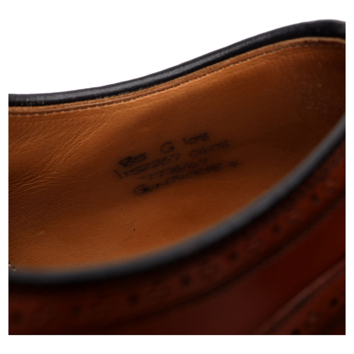 &#39;Gunthorpe&#39; Tan Brown Leather Oxford Brogues UK 8.5 G