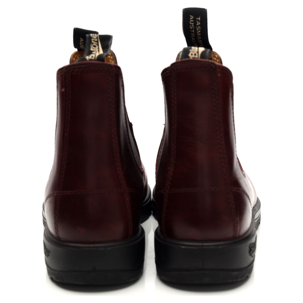 &#39;1440&#39; Burgundy Redwood Leather Chelsea Boots UK 9