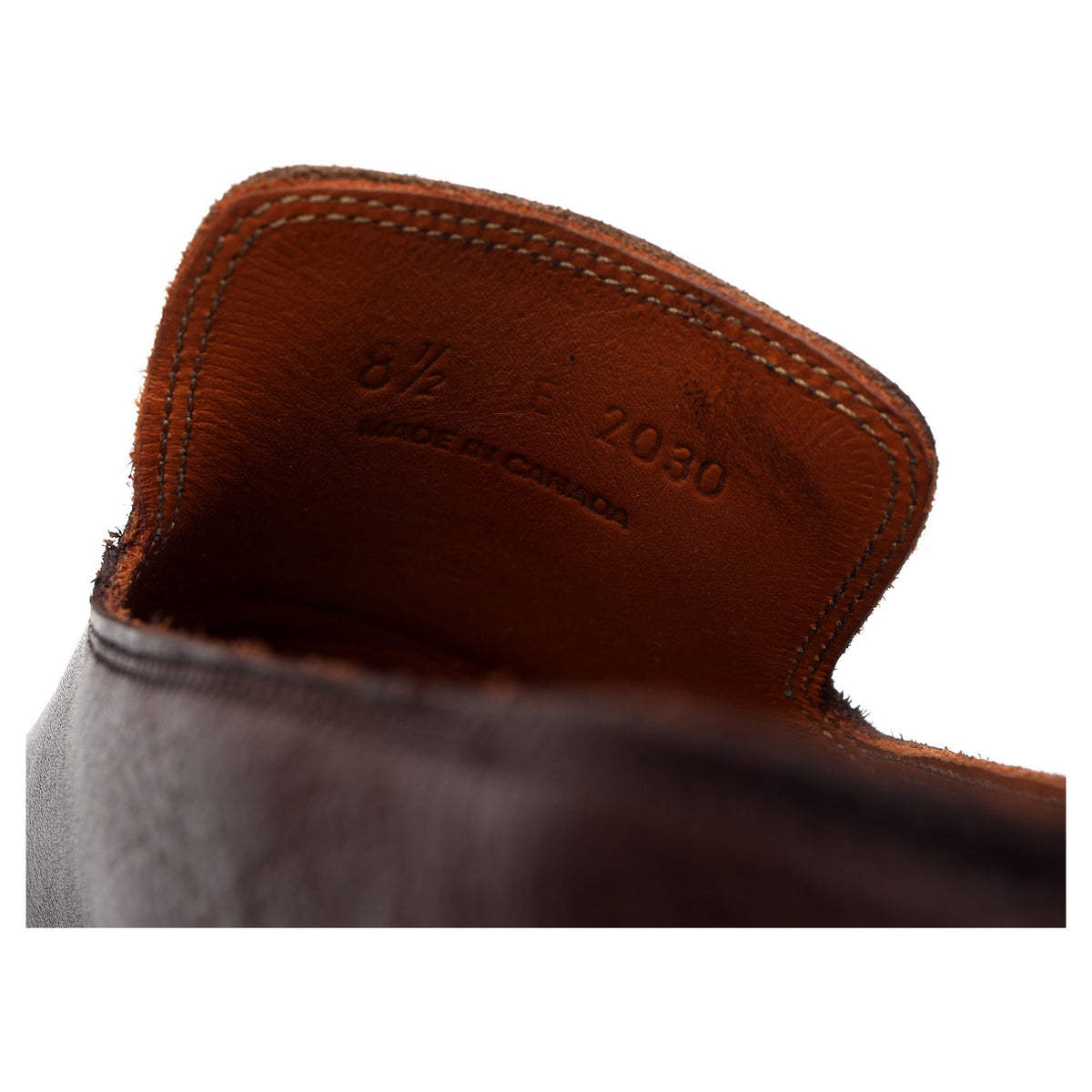 &#39;Slipper&#39; Brown Leather Loafers UK 8.5 E