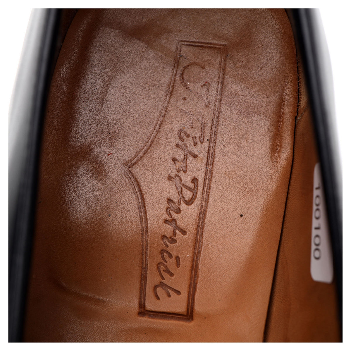 &#39;Hawthorne&#39; Black Leather Butterfly Loafers UK 8 E