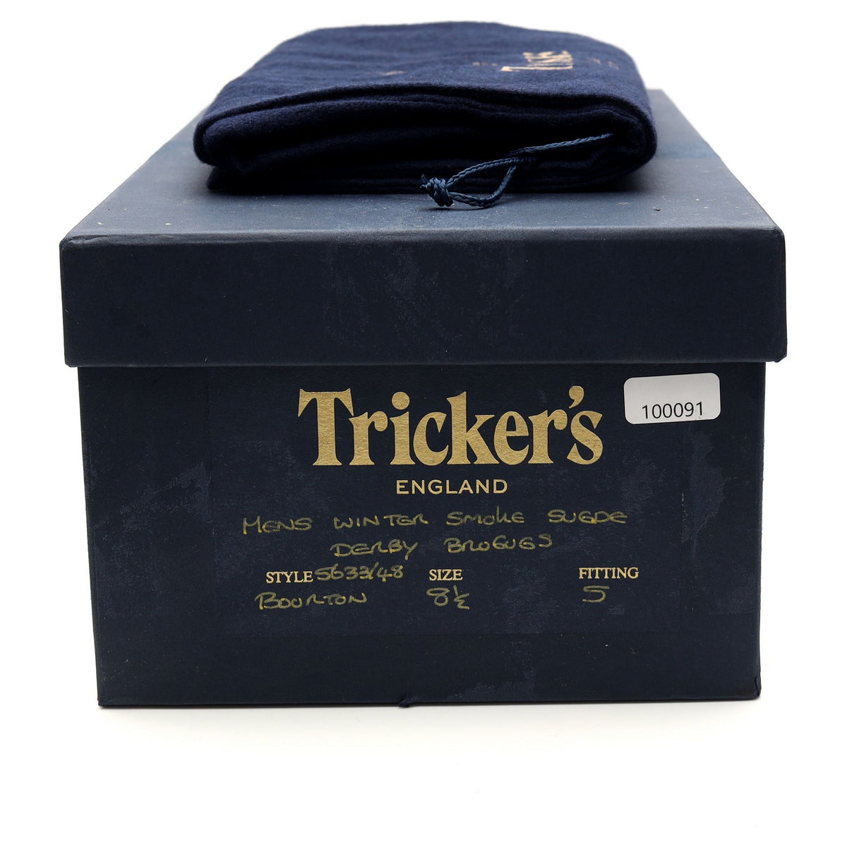 &#39;Bourton&#39; Grey Suede Derby Brogues UK 8.5