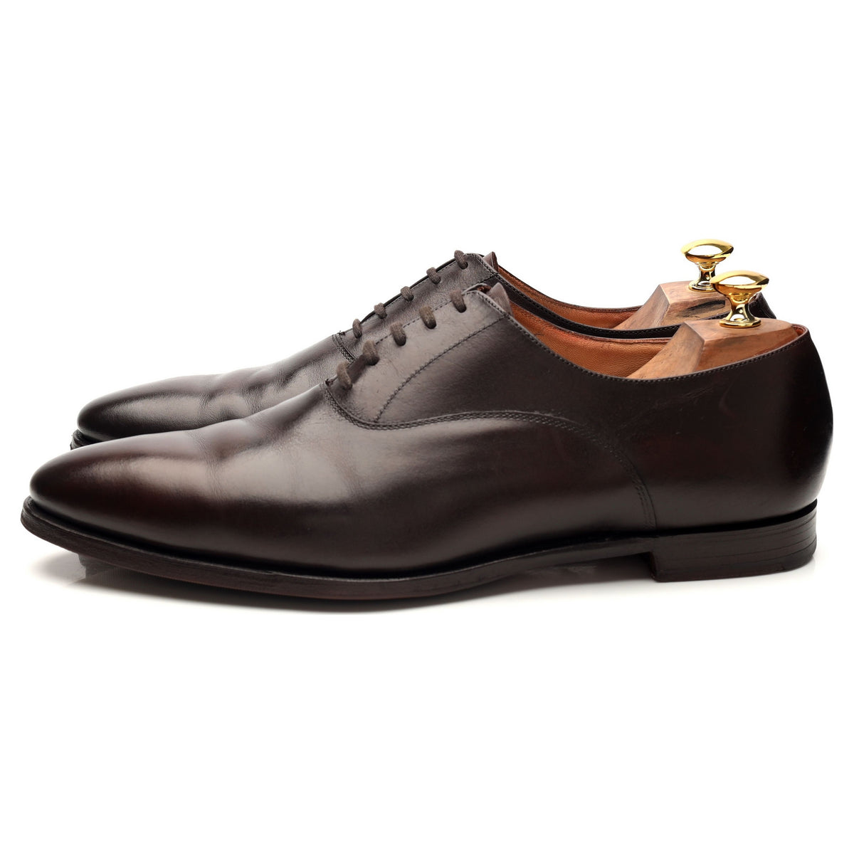 &#39;Wembley&#39; Dark Brown Leather Oxford UK 10.5 E