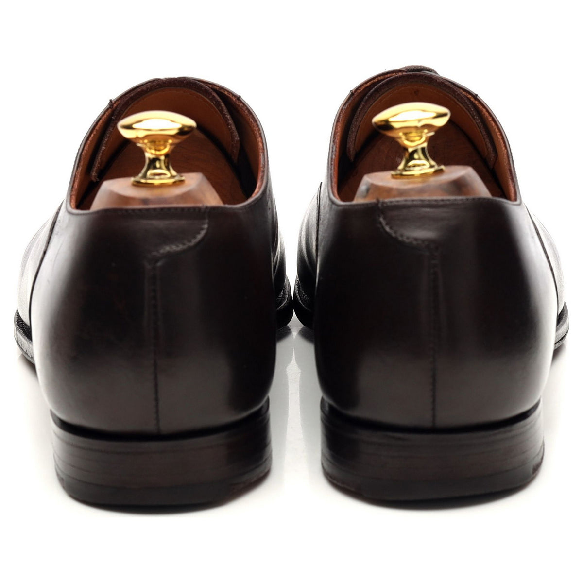 &#39;Wembley&#39; Dark Brown Leather Oxford UK 10.5 E