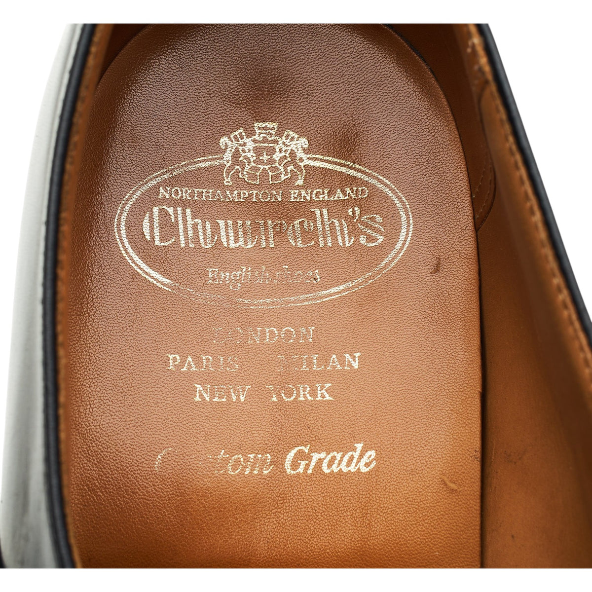 'Sydney' Black Leather Single Monk Strap UK 10 G