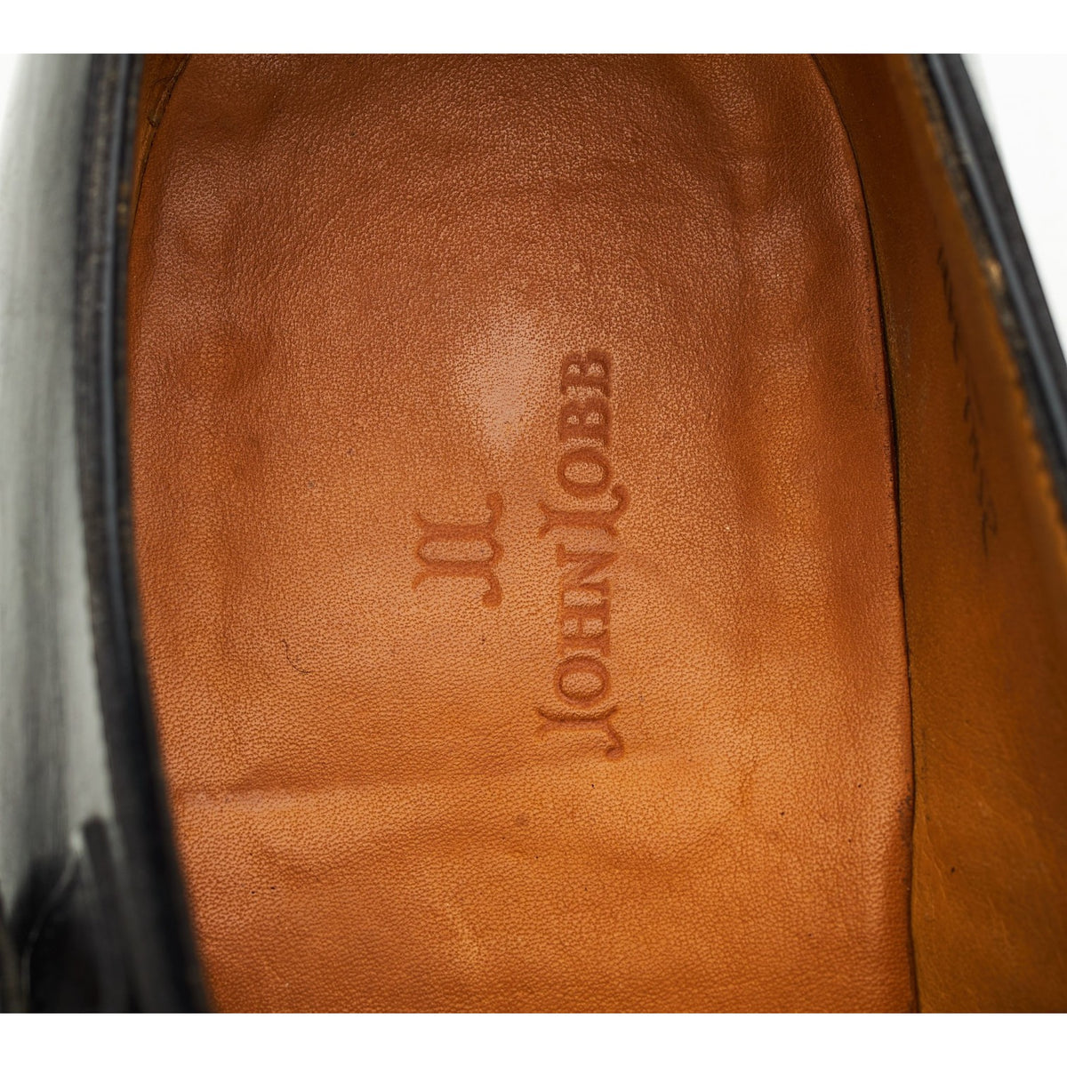 'William' Black Leather Double Monk Strap UK 7.5 EE