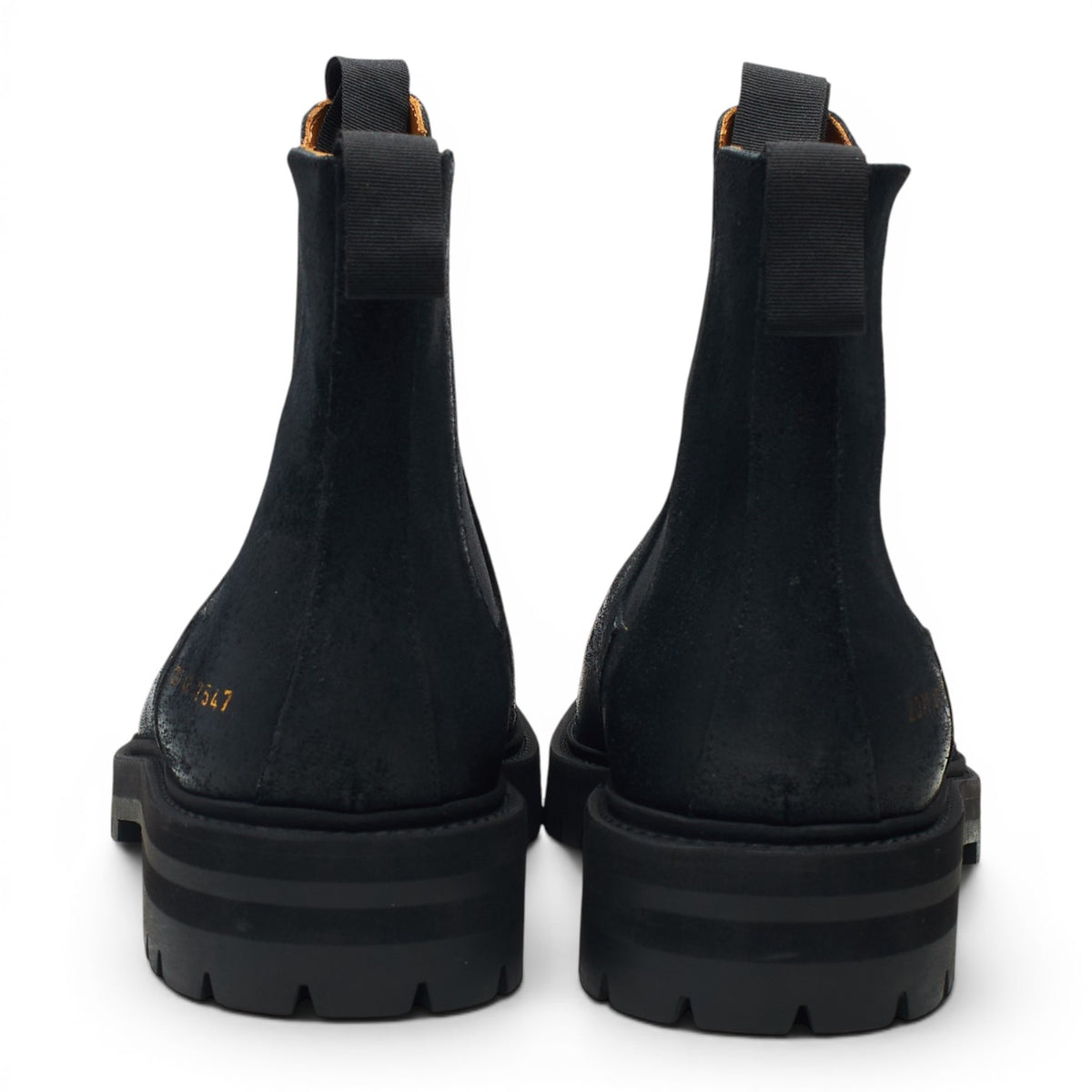 Black Waxed Suede Chelsea Boots UK 6 EU 40