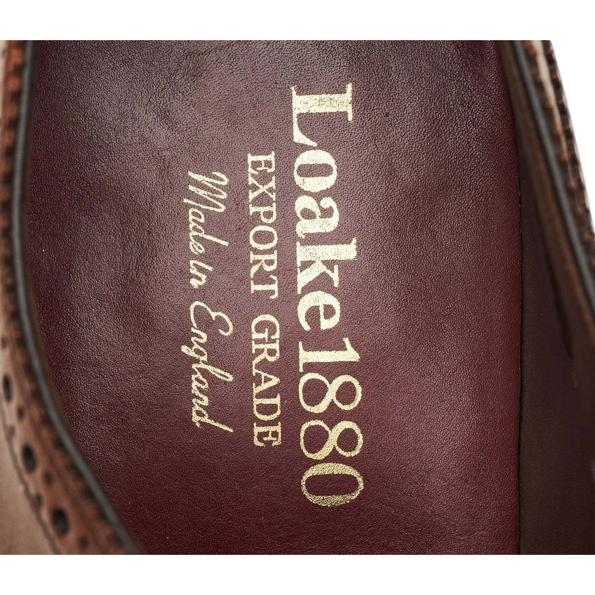 1880 Export Grade 'Trinity' Tan Brown Leather Oxford Brogues UK 11 F