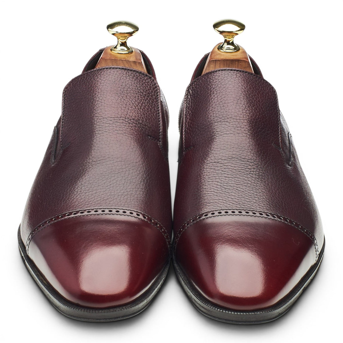 Lifestyle 'Sherlock' Burgundy Leather Loafers UK 7 G