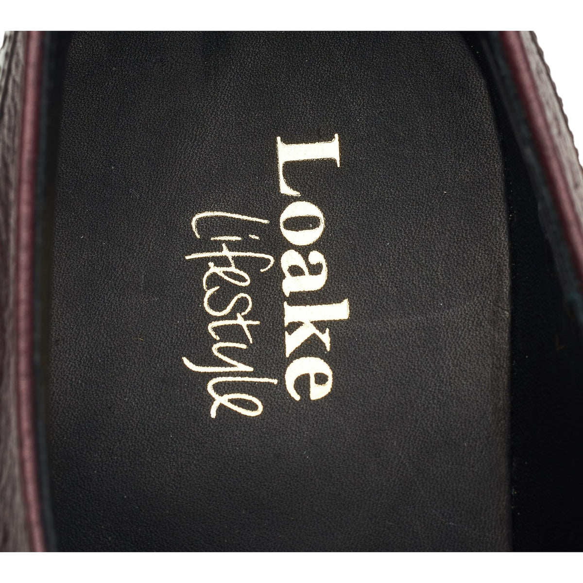 Lifestyle 'Sherlock' Burgundy Leather Loafers UK 7 G