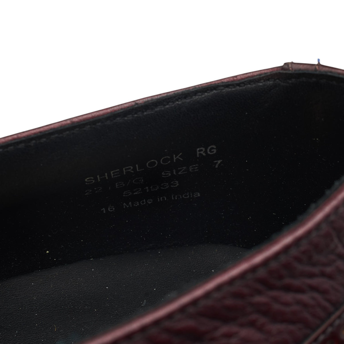 Lifestyle 'Sherlock' Burgundy Leather Loafers UK 7 G