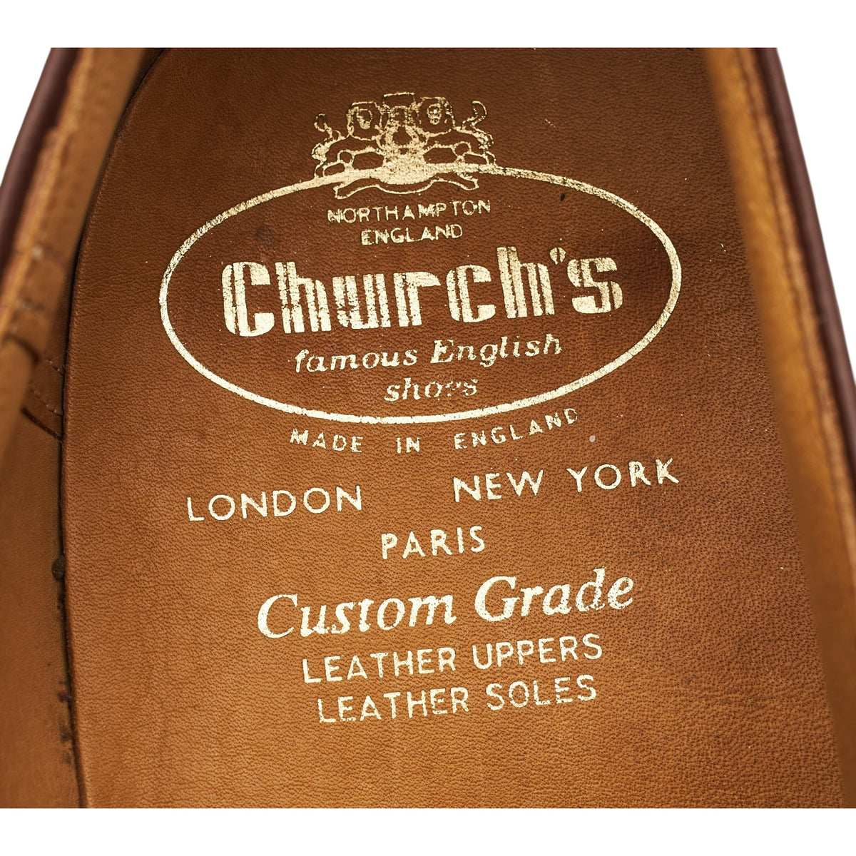 'Balmoral' Brown Leather Oxford UK 11 F