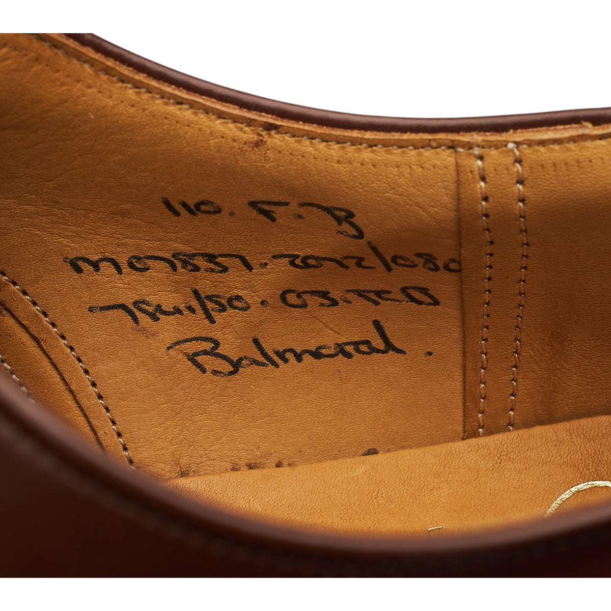 'Balmoral' Brown Leather Oxford UK 11 F