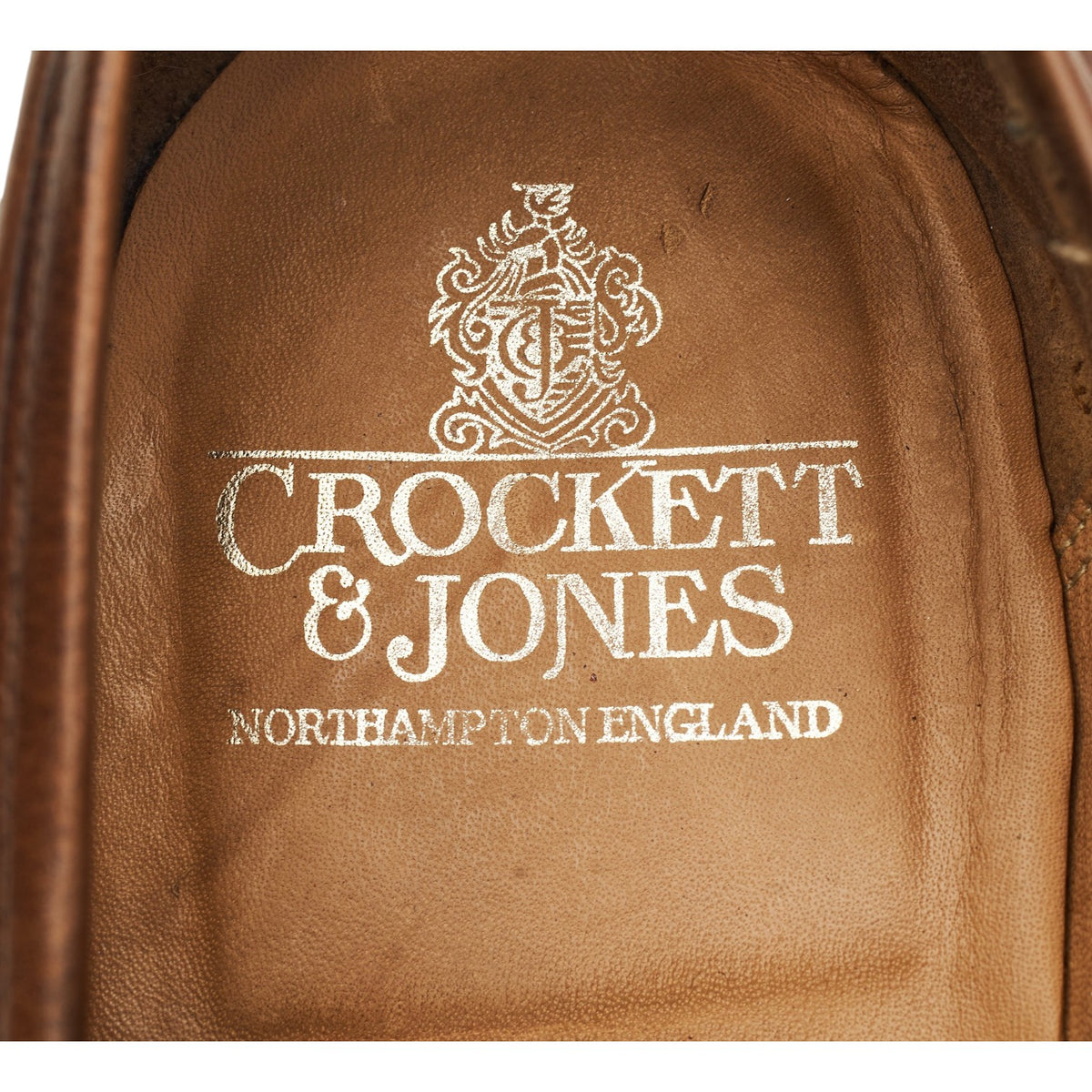'Sydney' Brown Leather Loafers UK 11 E