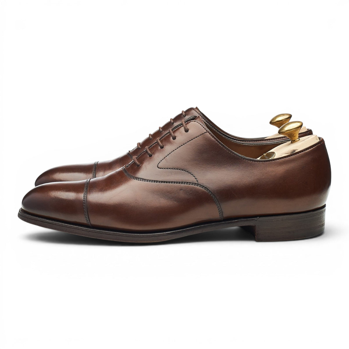 'Chelsea' Dark Brown Leather Oxford UK 8 F