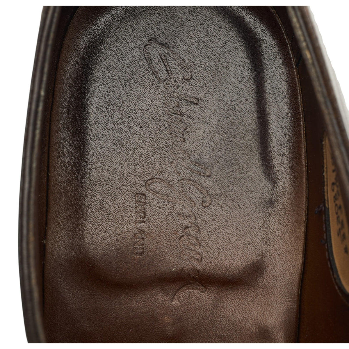 'Chelsea' Dark Brown Leather Oxford UK 8 F