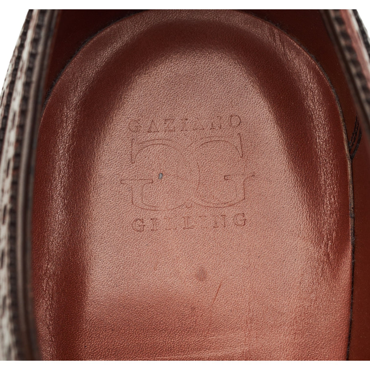 'St. James' Vintage Cherry Oxblood Leather Oxford UK 8 F