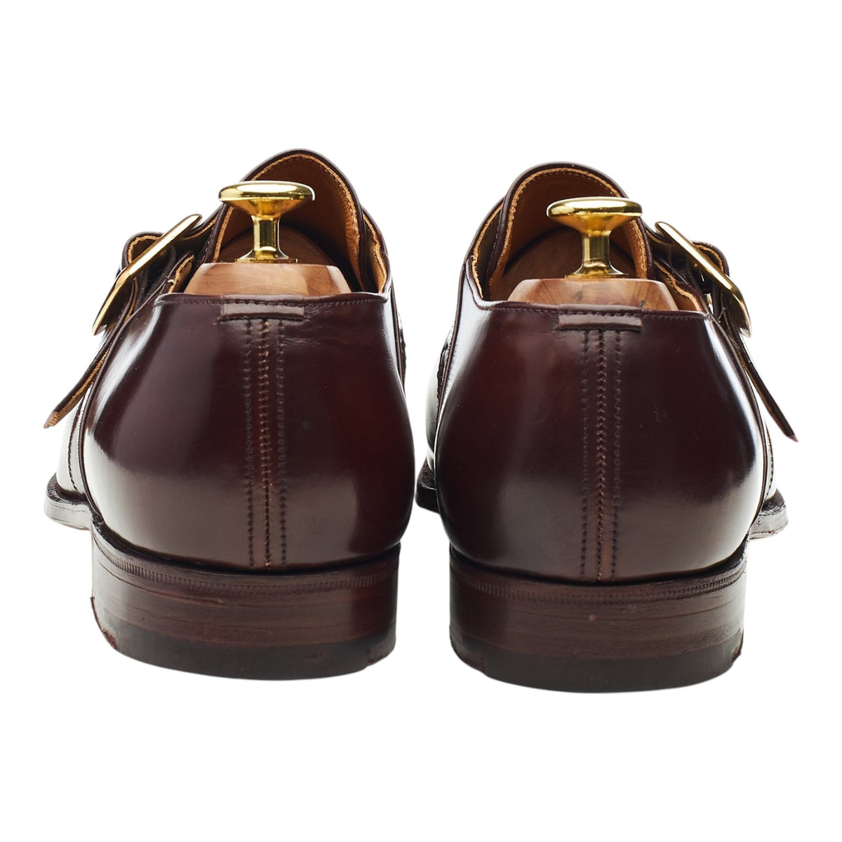 'Canon' Brown Leather Single Monk Strap UK 8.5 F