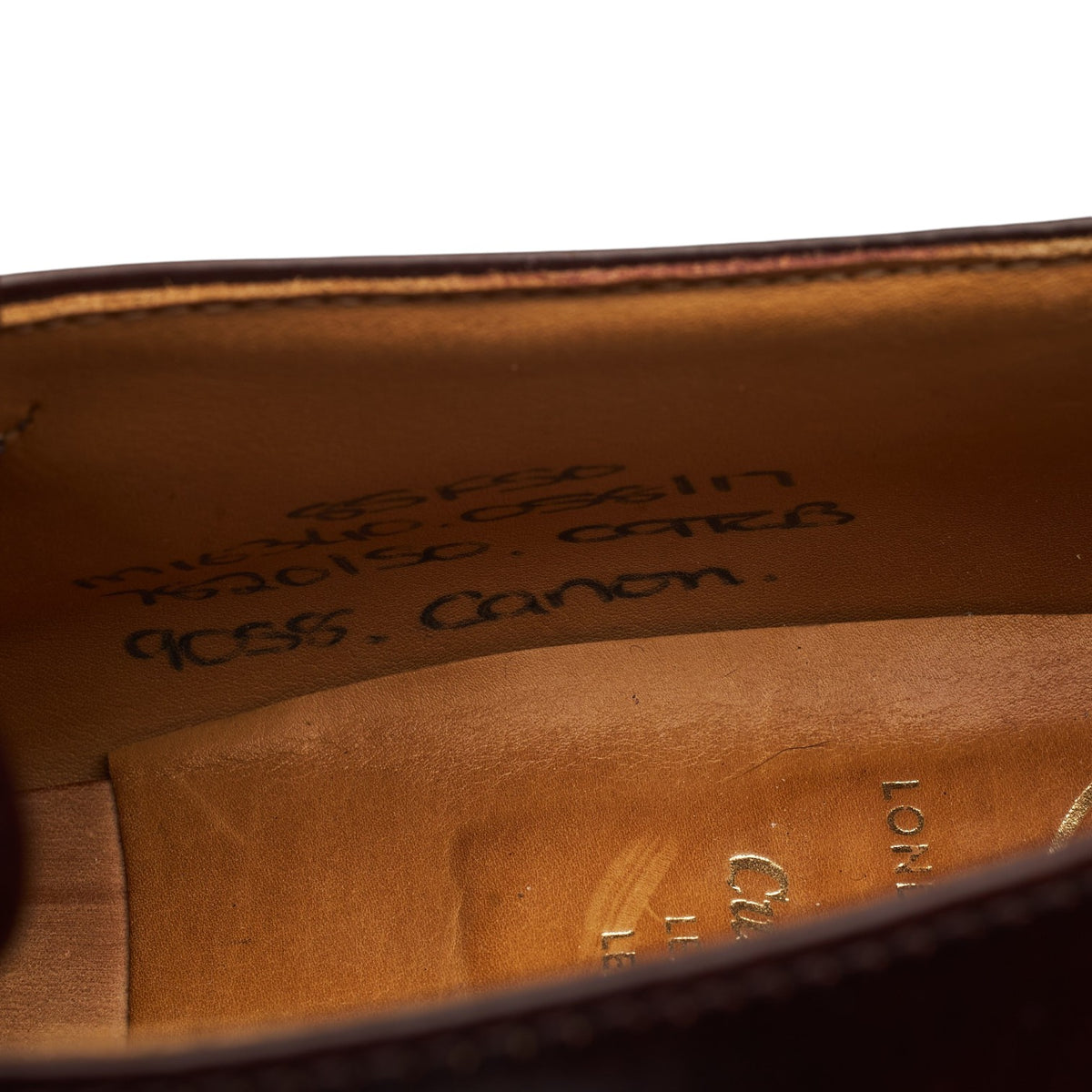 'Canon' Brown Leather Single Monk Strap UK 8.5 F