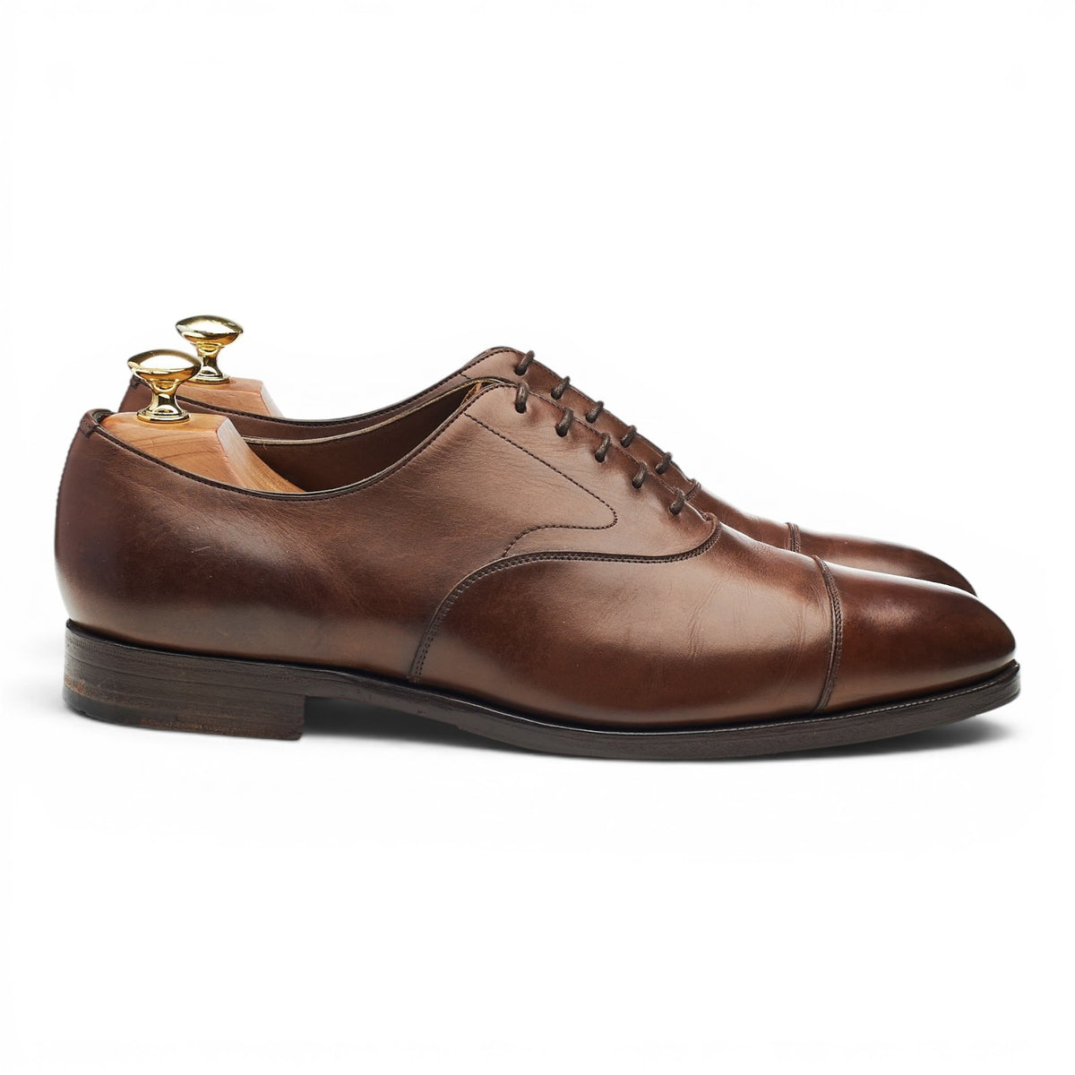 'Chelsea' Dark Brown Leather Oxford UK 9 E