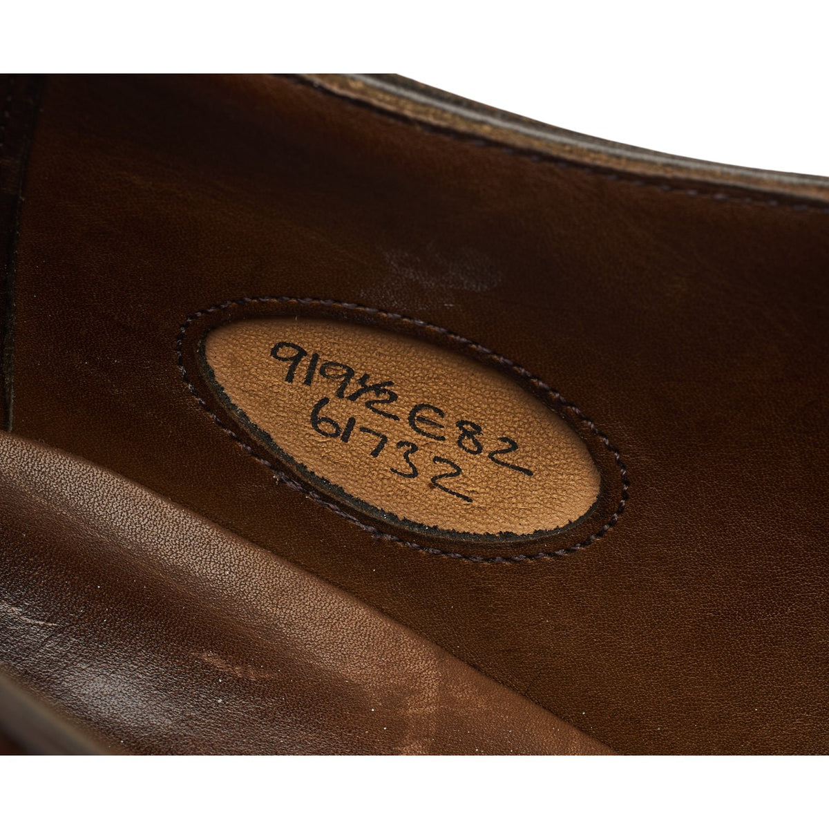 'Chelsea' Dark Brown Leather Oxford UK 9 E