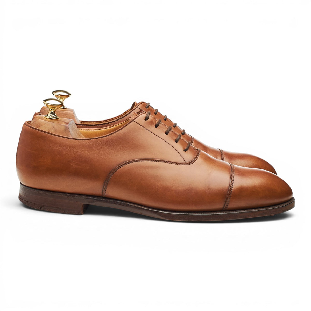 'Whitehall' Tan Brown Leather Oxford UK 9.5 E