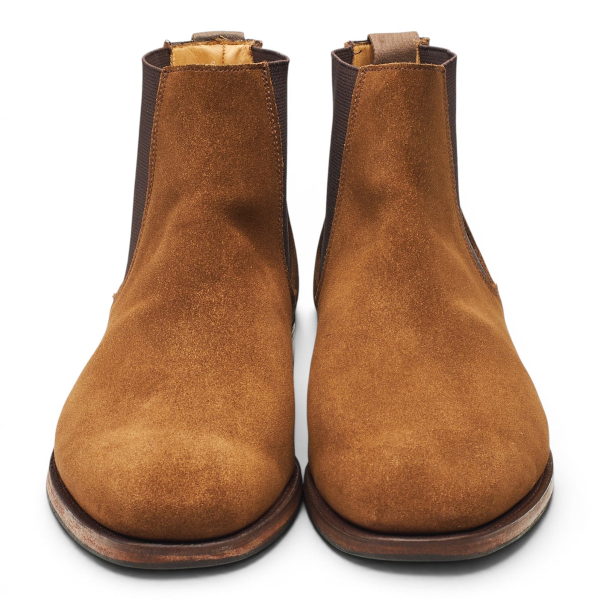 Shipton & Heneage 'Bromley' Snuff Brown Suede Chelsea Boots UK 10 F