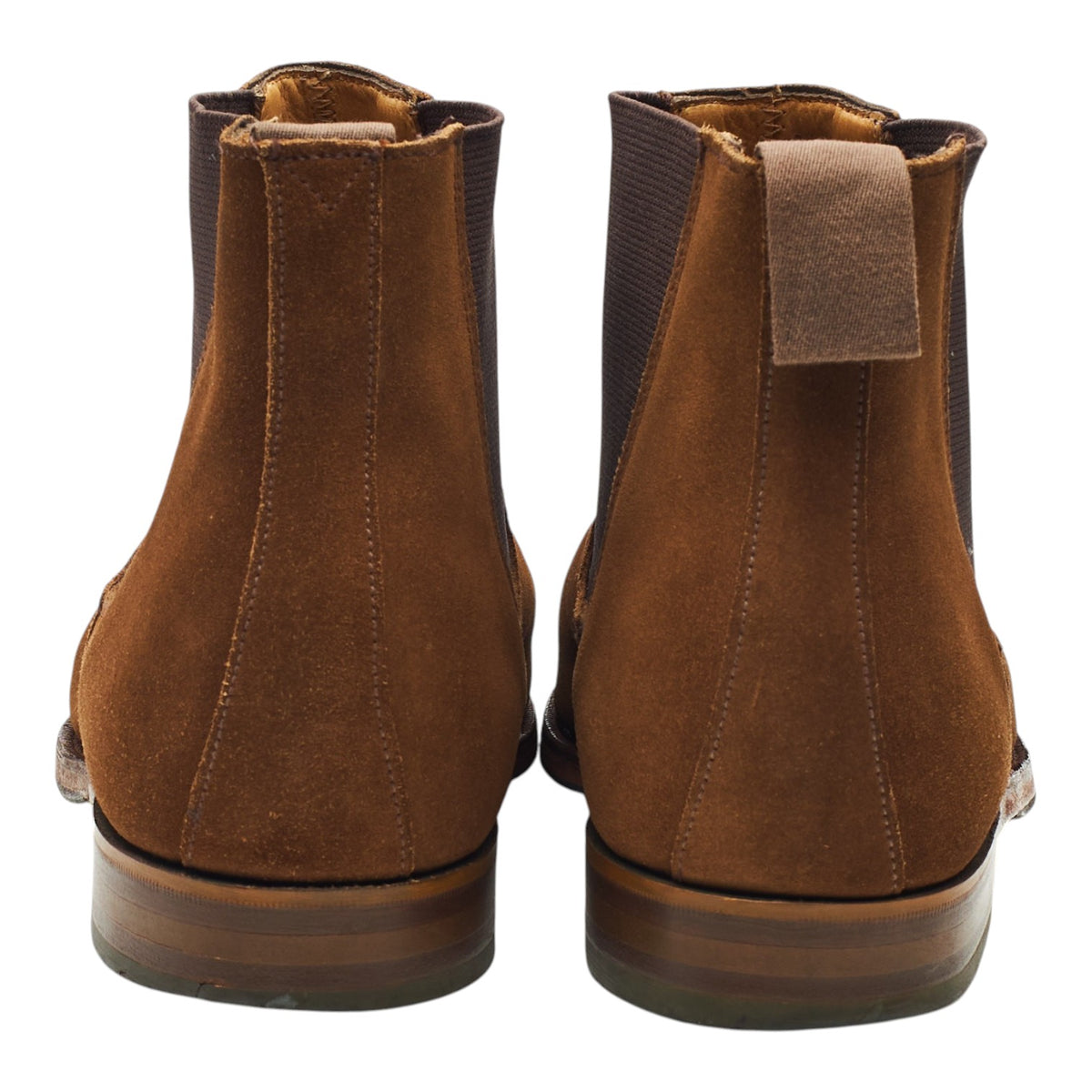 Shipton & Heneage 'Bromley' Snuff Brown Suede Chelsea Boots UK 10 F