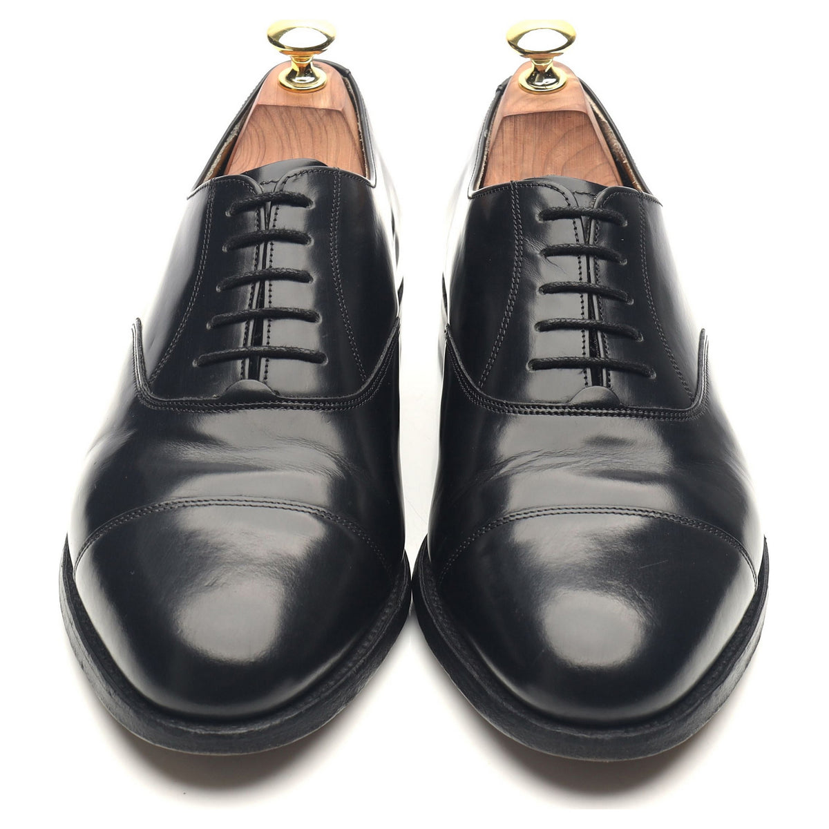 &#39;Arnold&#39; Black Leather Oxford UK 7.5 G