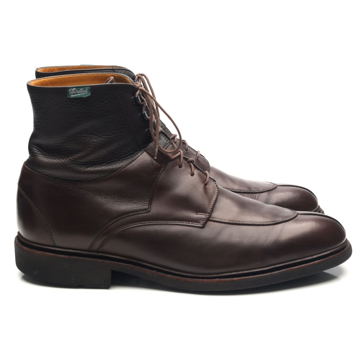 &#39;Beaumont&#39; Dark Brown Leather Boots UK 9