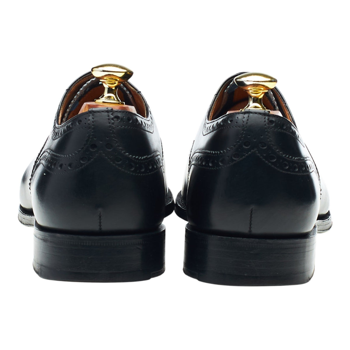 'Diplomat' Black Leather Oxford Brogues UK 8 F