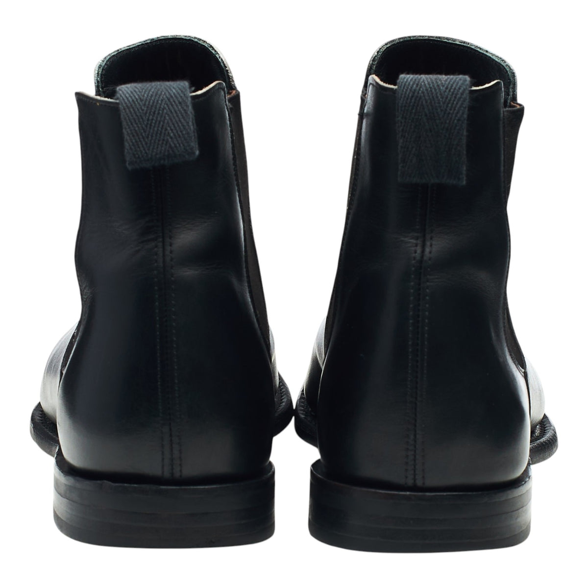 'Britten' Black Leather Chelsea Boots UK 8 G