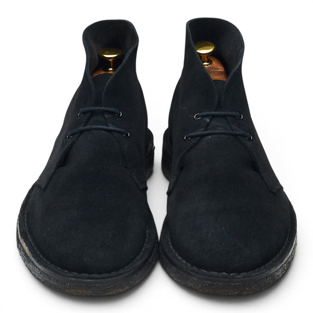 'Woodford' Black Suede Chukka Boots UK 8
