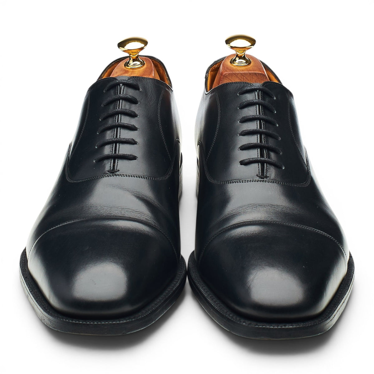 Royal Collection 'Henry' Black Leather Oxford UK 10.5 F