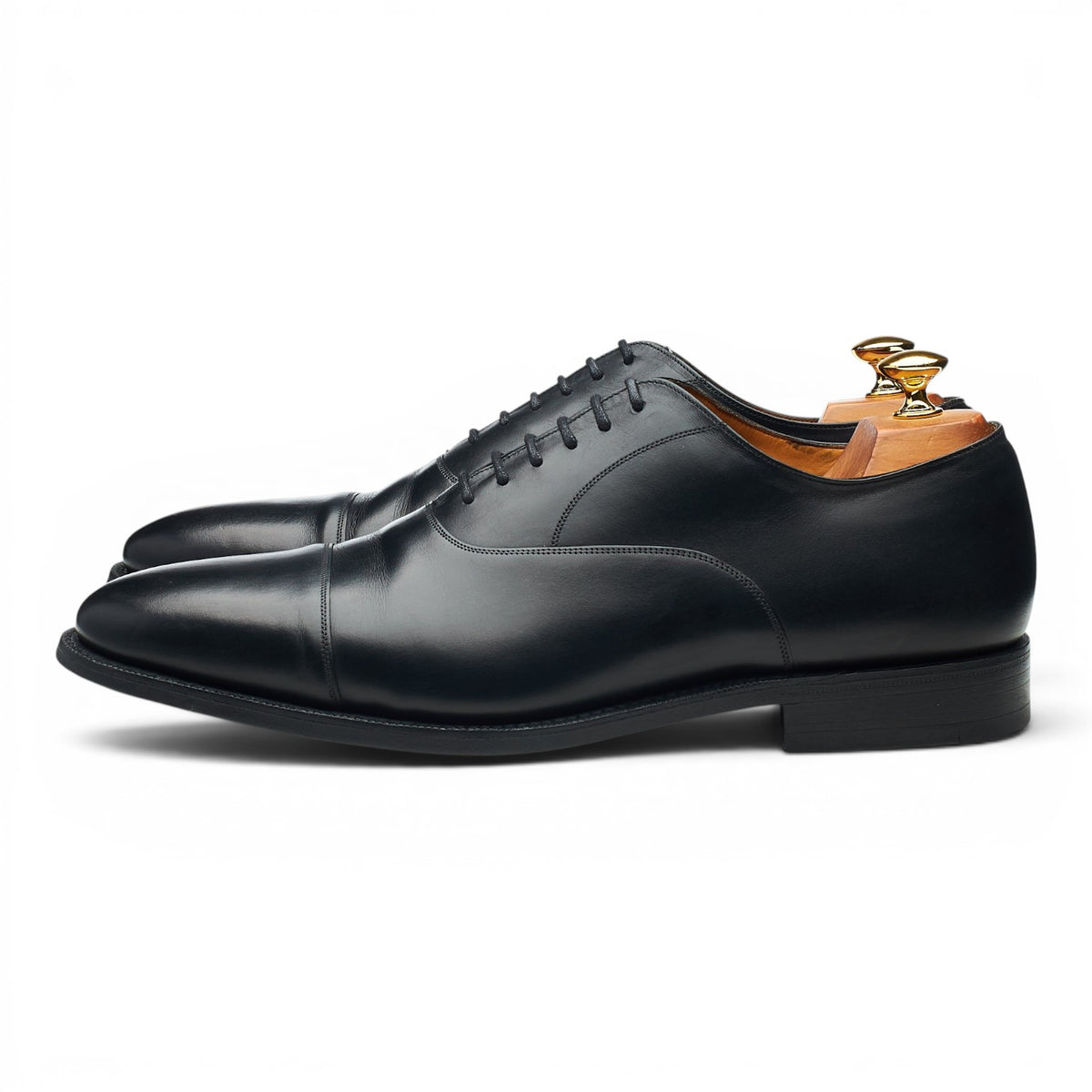 Royal Collection 'Henry' Black Leather Oxford UK 10.5 F