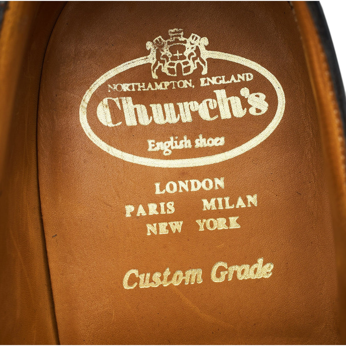 Royal Collection 'Henry' Black Leather Oxford UK 10.5 F