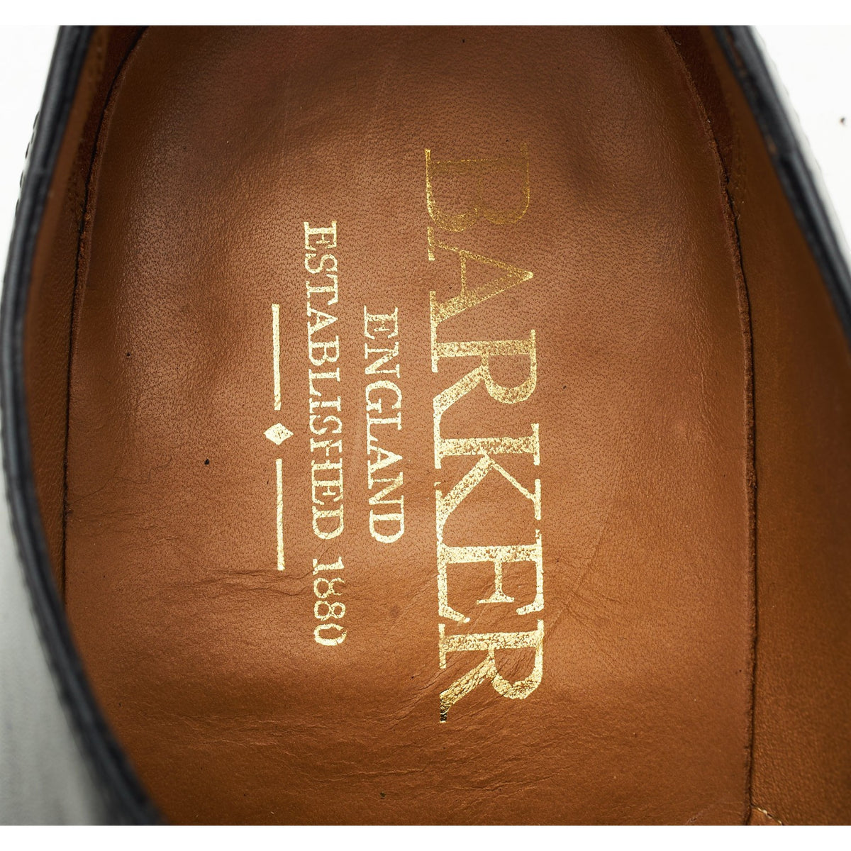 'Glasgow' Black Leather Oxford Brogues UK 7.5 G